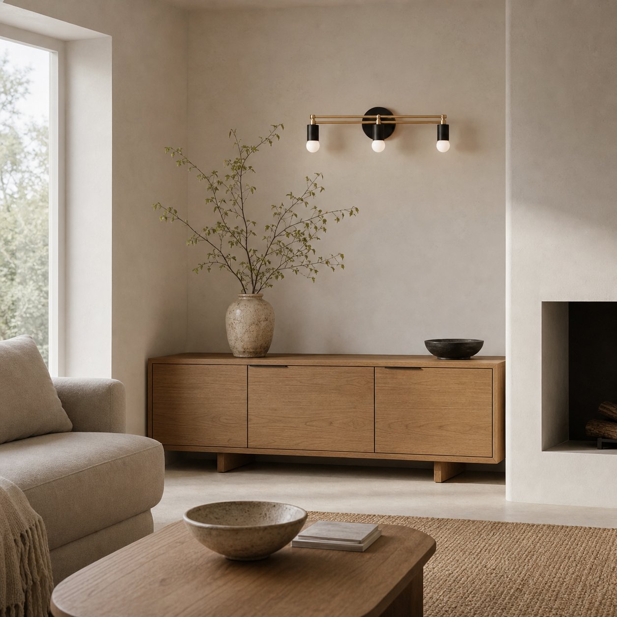 Mobilux Line Modern Vanity Light - Bathroom Wall Fixture in Art Deco Style