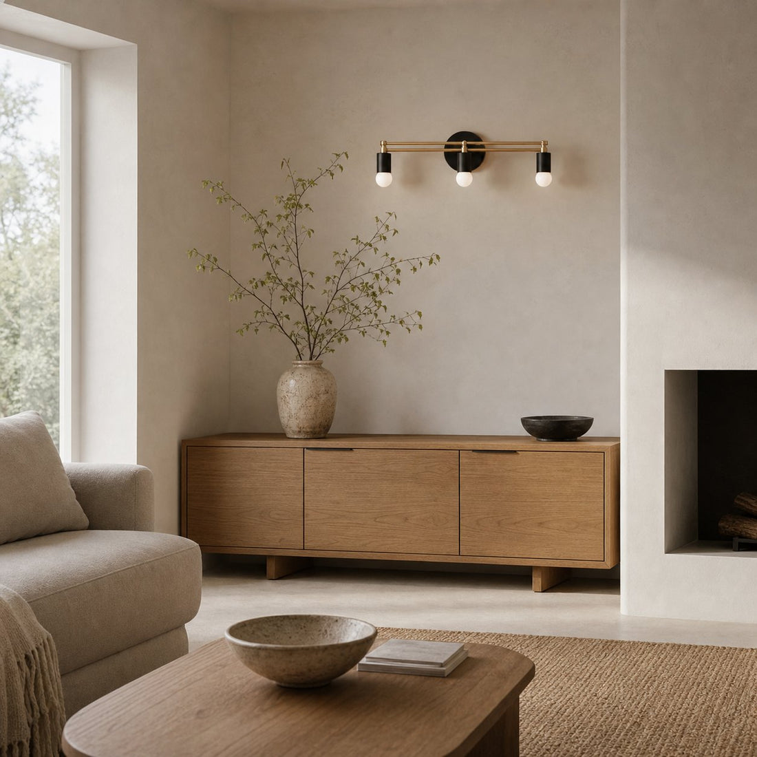 Mobilux Line Modern Vanity Light - Bathroom Wall Fixture in Art Deco Style