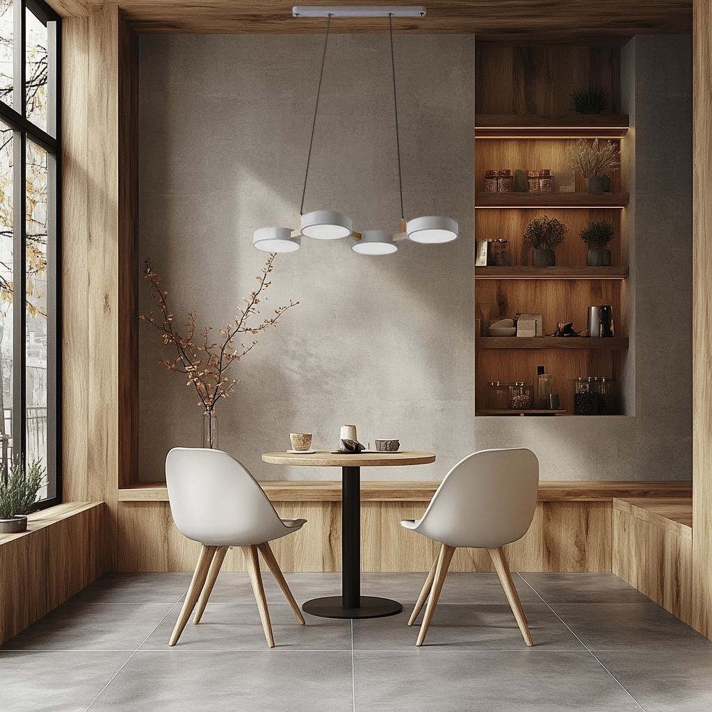 Nordic Modern Wood Fixture Pendant Lights