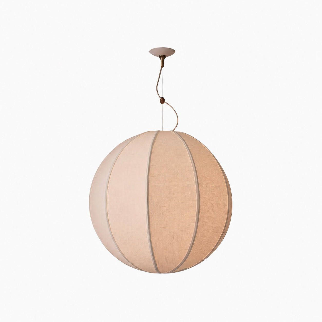Alvian Adjustable Pendant Light with Linen Shade for Dining Room and Kitchen Island