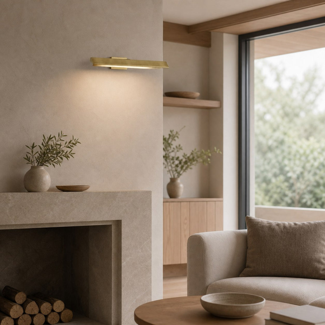 Libris Wall-Mounted Picture Light - Minimalist Linear Metal Frame for Artwork & Hallway