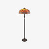 TF Dragonfly Motif Floor Lamp – Vintage Stained-Glass for Living Rooms