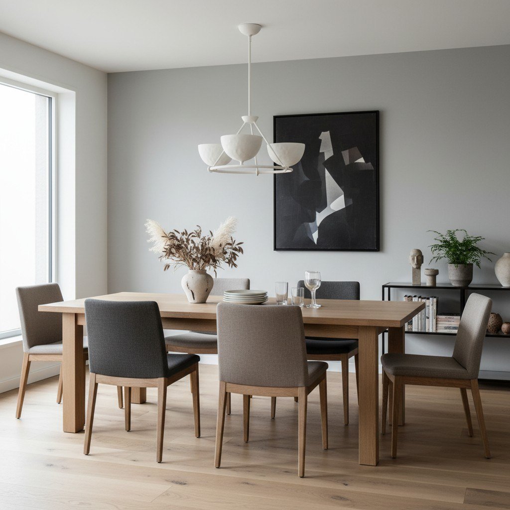 Plara Multi‑Light Chandelier – Modern Polyresin and Plaster for Dining & Foyer