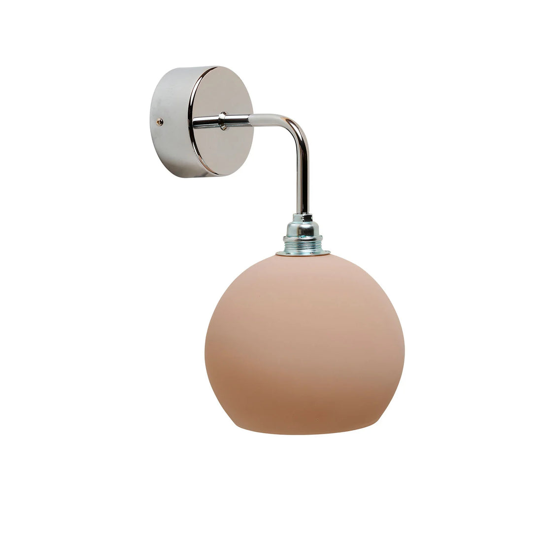 Modern Blown Glass Wall Sconce - Frosted Milk Glass Wall Lamp