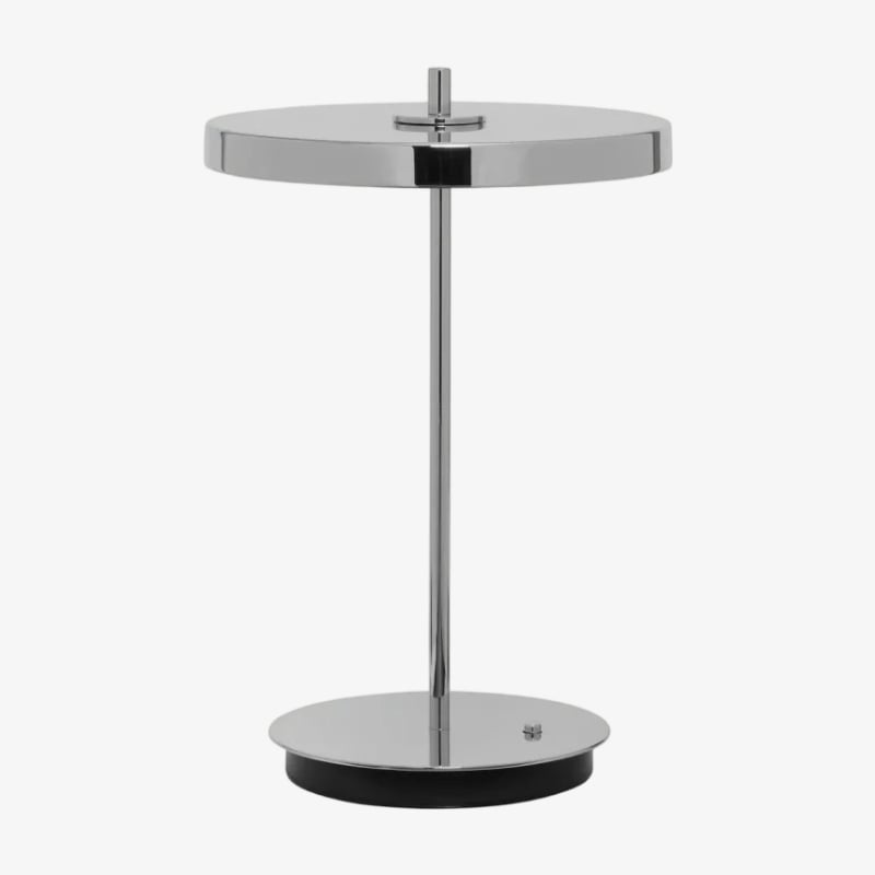 Astris Modern Minimalist Metal Table Lamp Soft LED Illumination for Living Room and Office