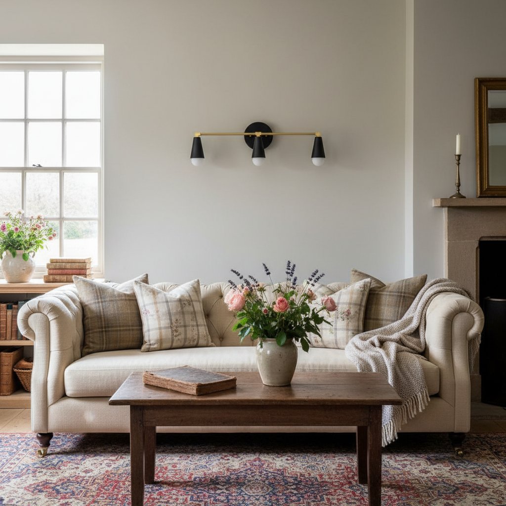 Pyralis Cone Artistic Triple Light Wall Fixture for Bedroom or Dressing Room