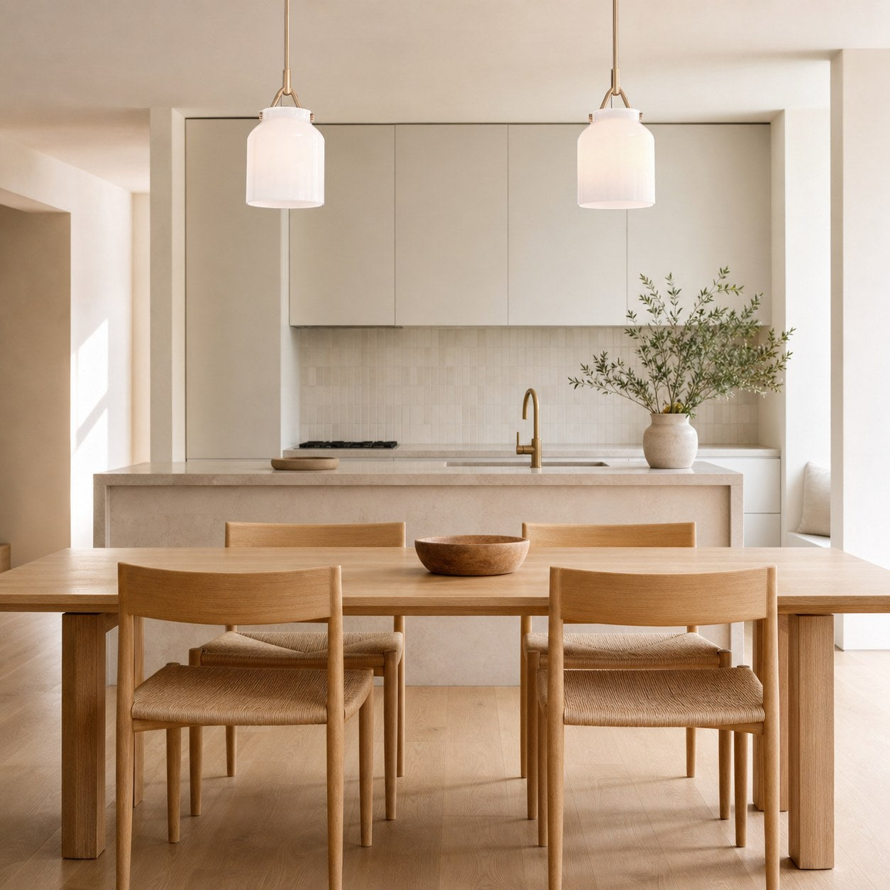 Hanton Modern Metal Pendant Light - Hanging Lamp for Kitchen