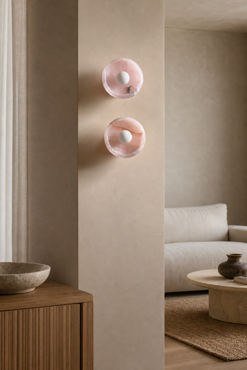 Piedra Marble Wall Lamp