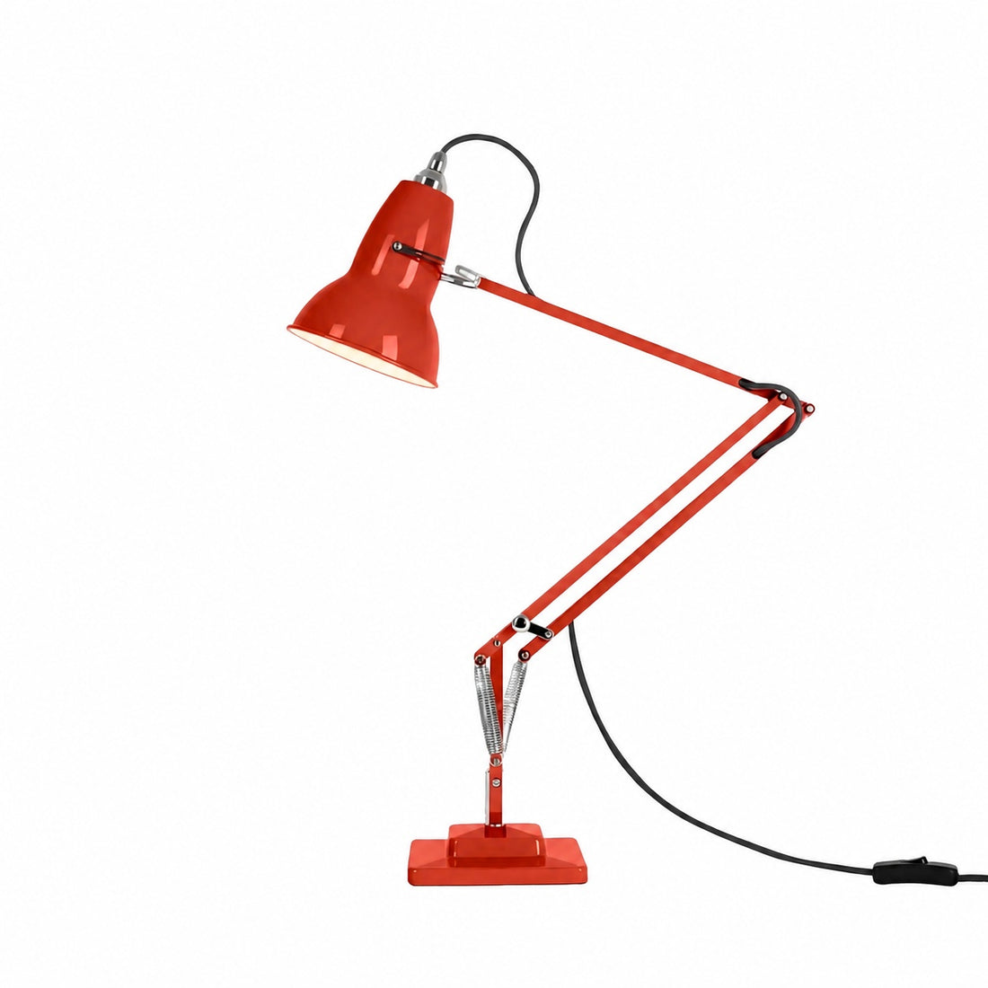 Classic Multicolor Desk Lamp - Adjustable Spring-Arm for Study Room