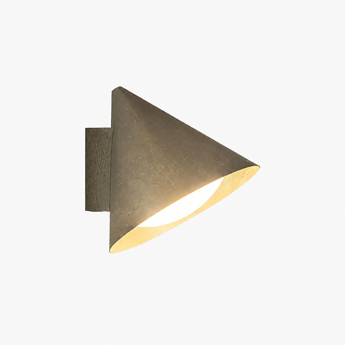 Ivoran Wall Sconce - Metal Acrylic Cone LED Wall Lamp for Living Room
