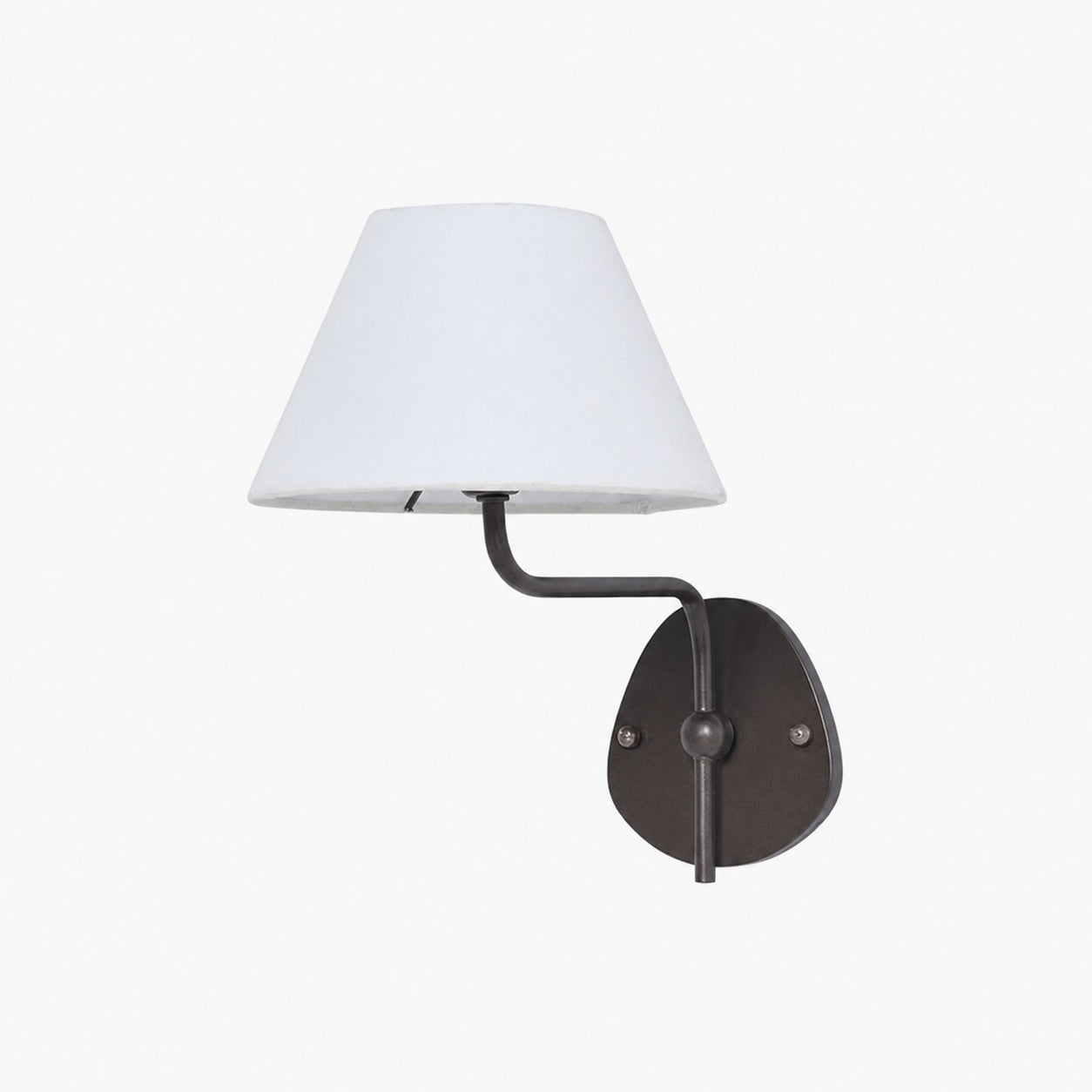 Kulo Fabric Wall Light – Modern Double Arm Linen Wall Sconce for Living Room