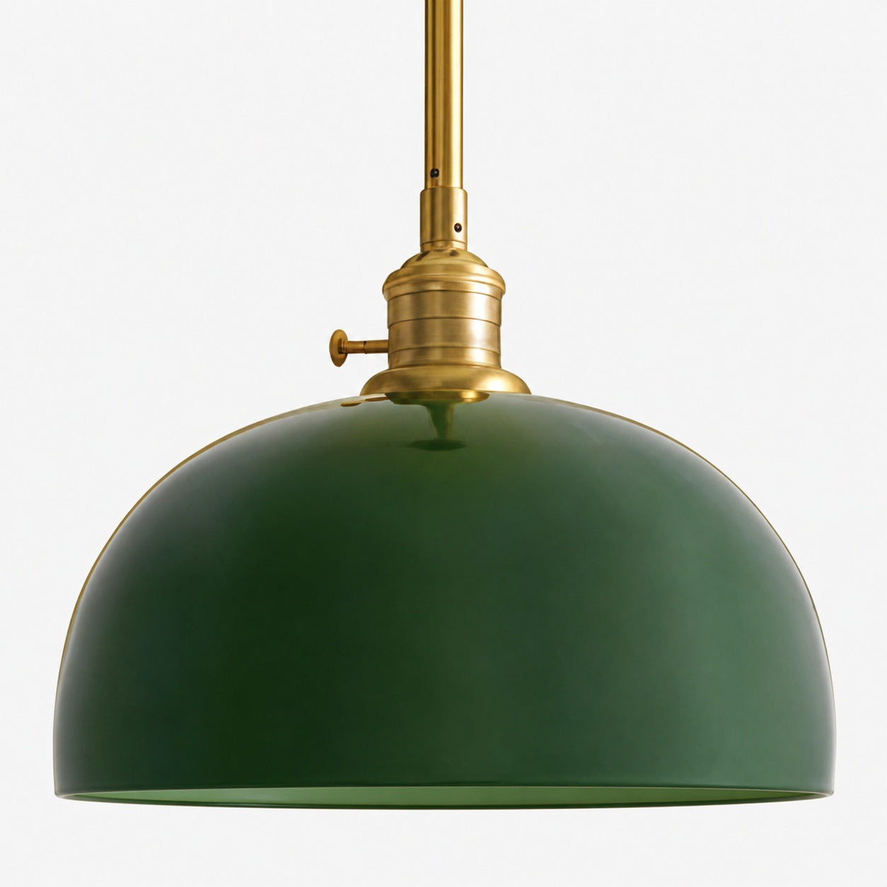 Forvara Classic Bell Pendant Light Industrial Pole Pendant Fixture for Dining Room