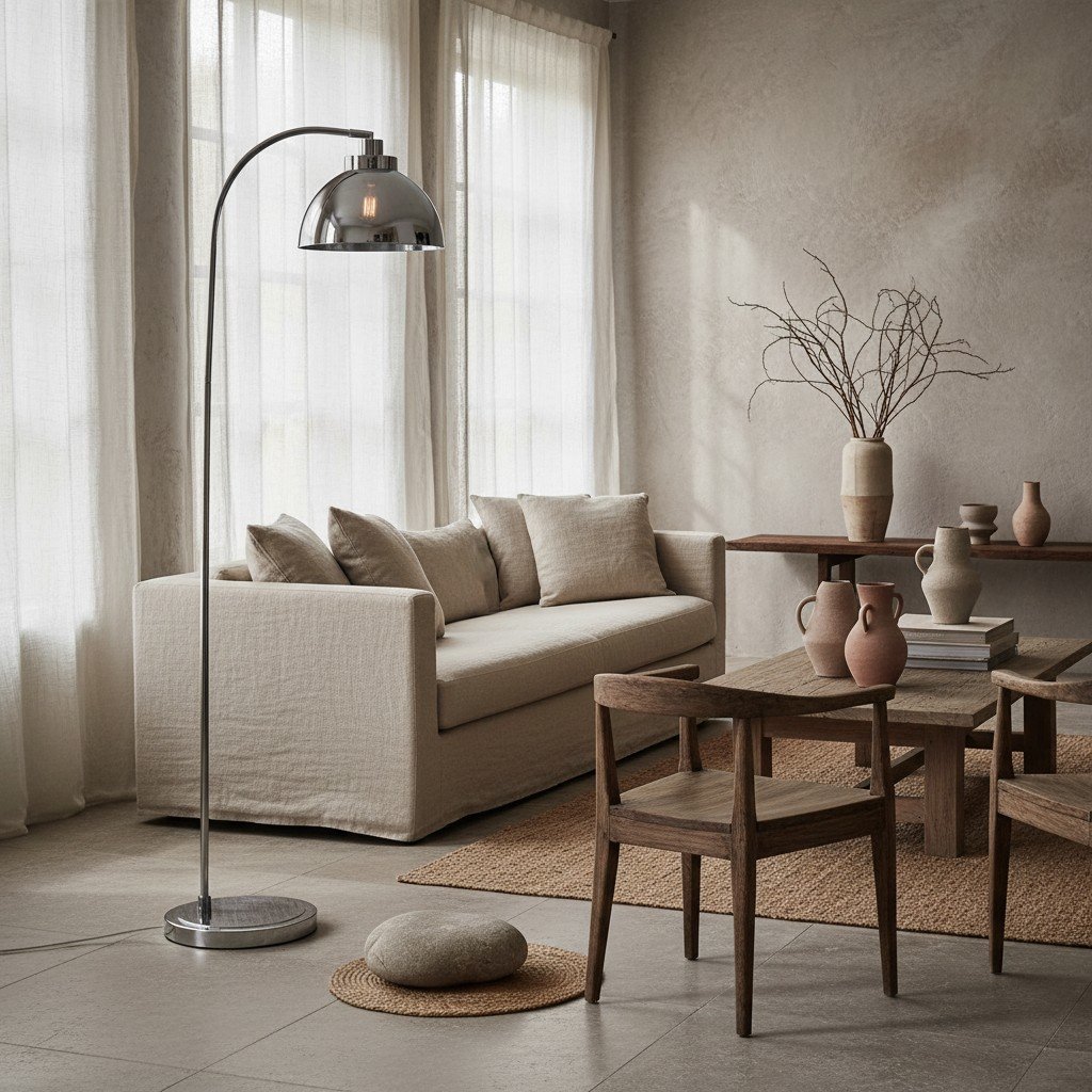 Shimmera Style Floor Lamp – Sleek Contemporary Illumination for Residential & Boutique Spaces