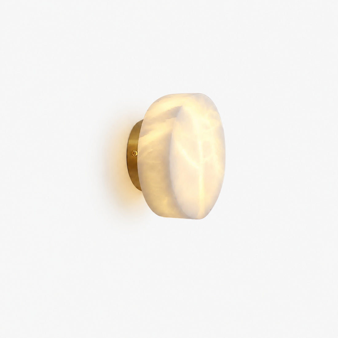 Cylindrical Alabaster Wall Lamp