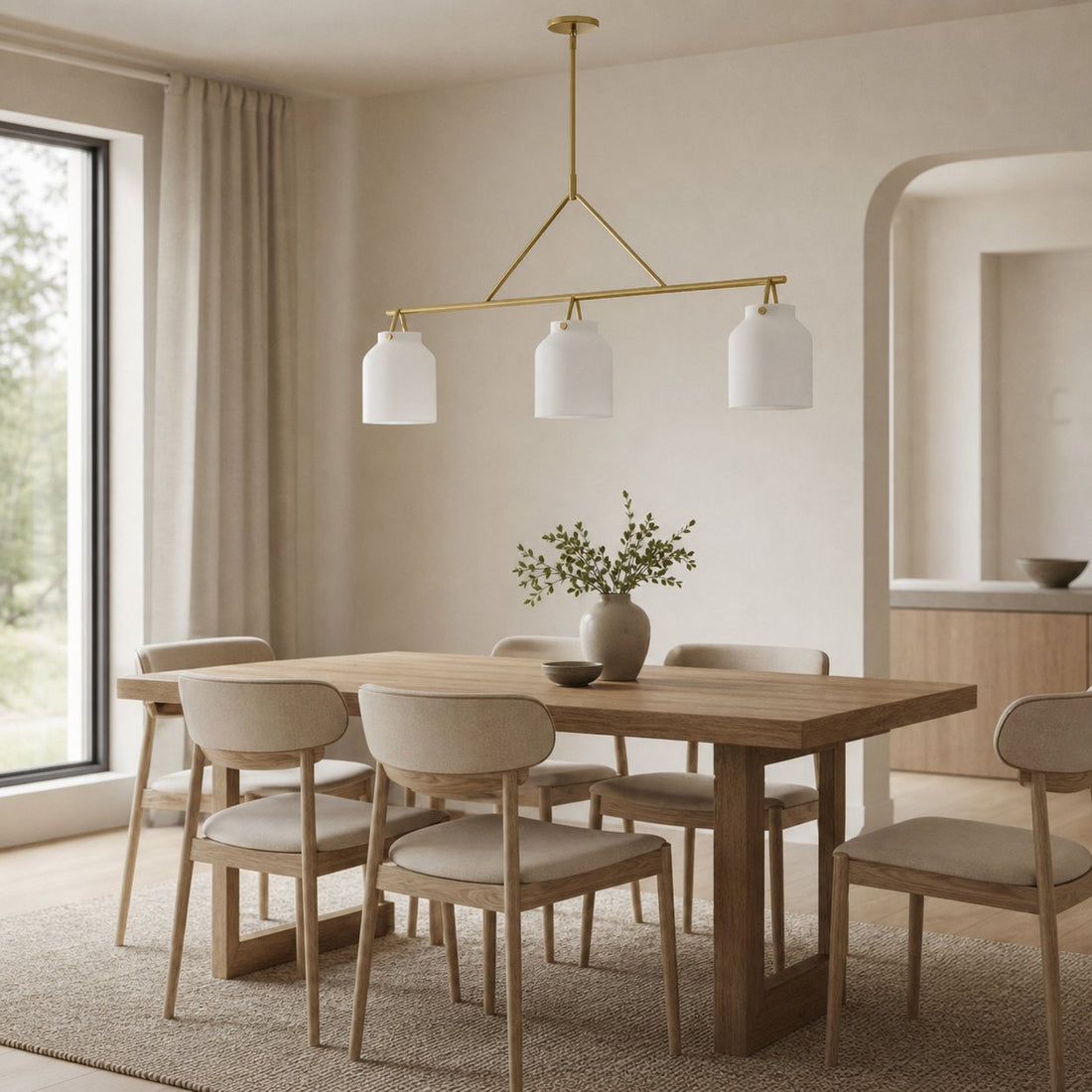 Hanton Modern Metal Pendant Light - Hanging Lamp for Kitchen