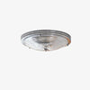 Rippled Glass Flush Mount Ceiling Light