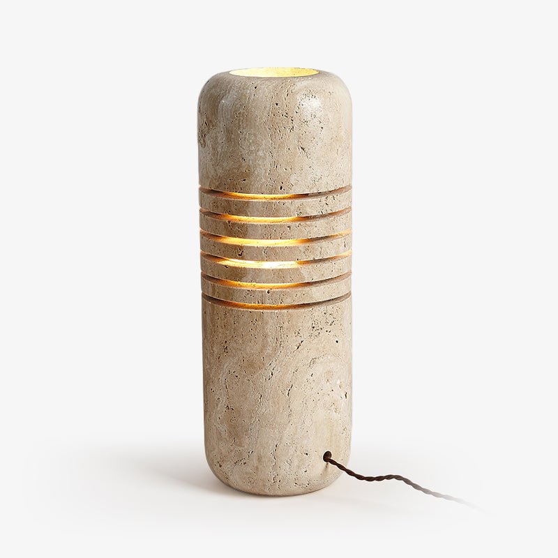 Antique Creative Yellow Travertine Floor Lamp