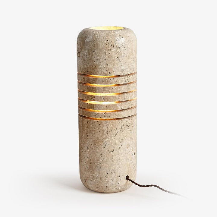 Antique Creative Yellow Travertine Floor Lamp