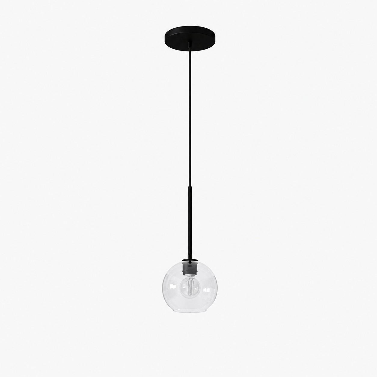 Selvion Sculptural Globe Pendant Light - Modern Glass Pendant Lamp - Sleek Design