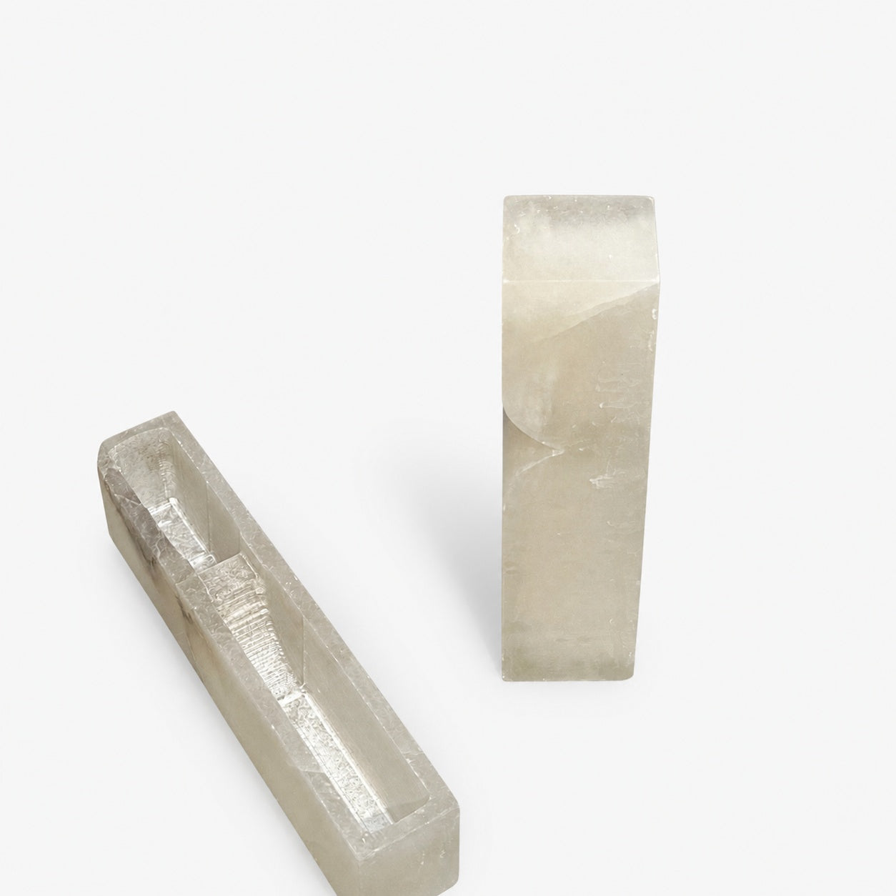 Modern Rectangular Alabaster Wall Lamp – Minimalist Sconce for Bedroom Hallway Living Room