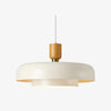 Orbulis Natural Wood Grain Circular Pendant - Modern Minimalist Light for Islands and Foyers