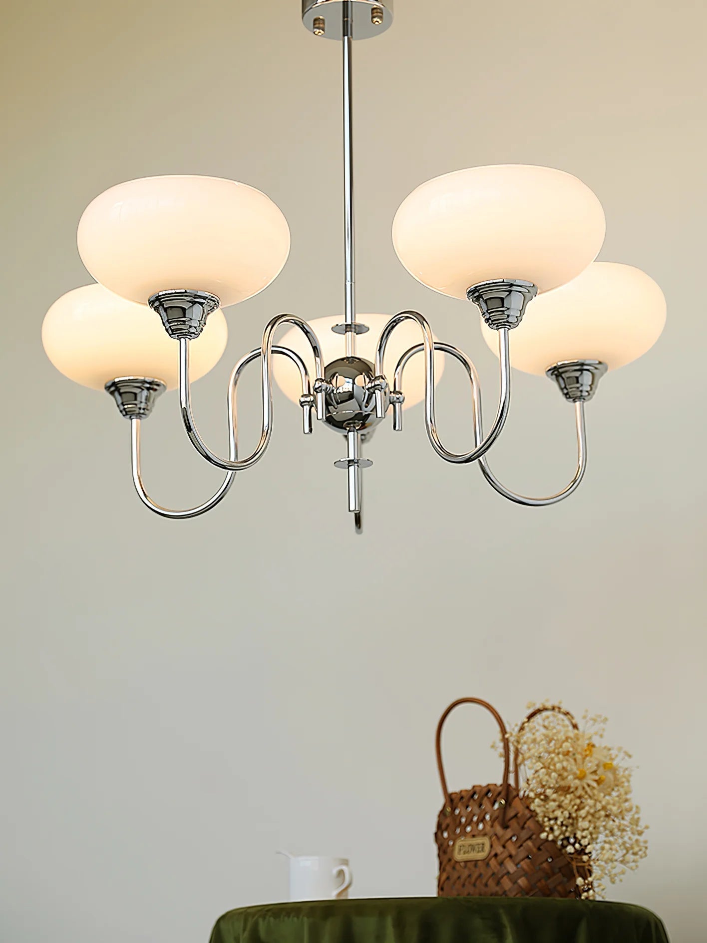 Minimalist Style Persimmon Chandelier
