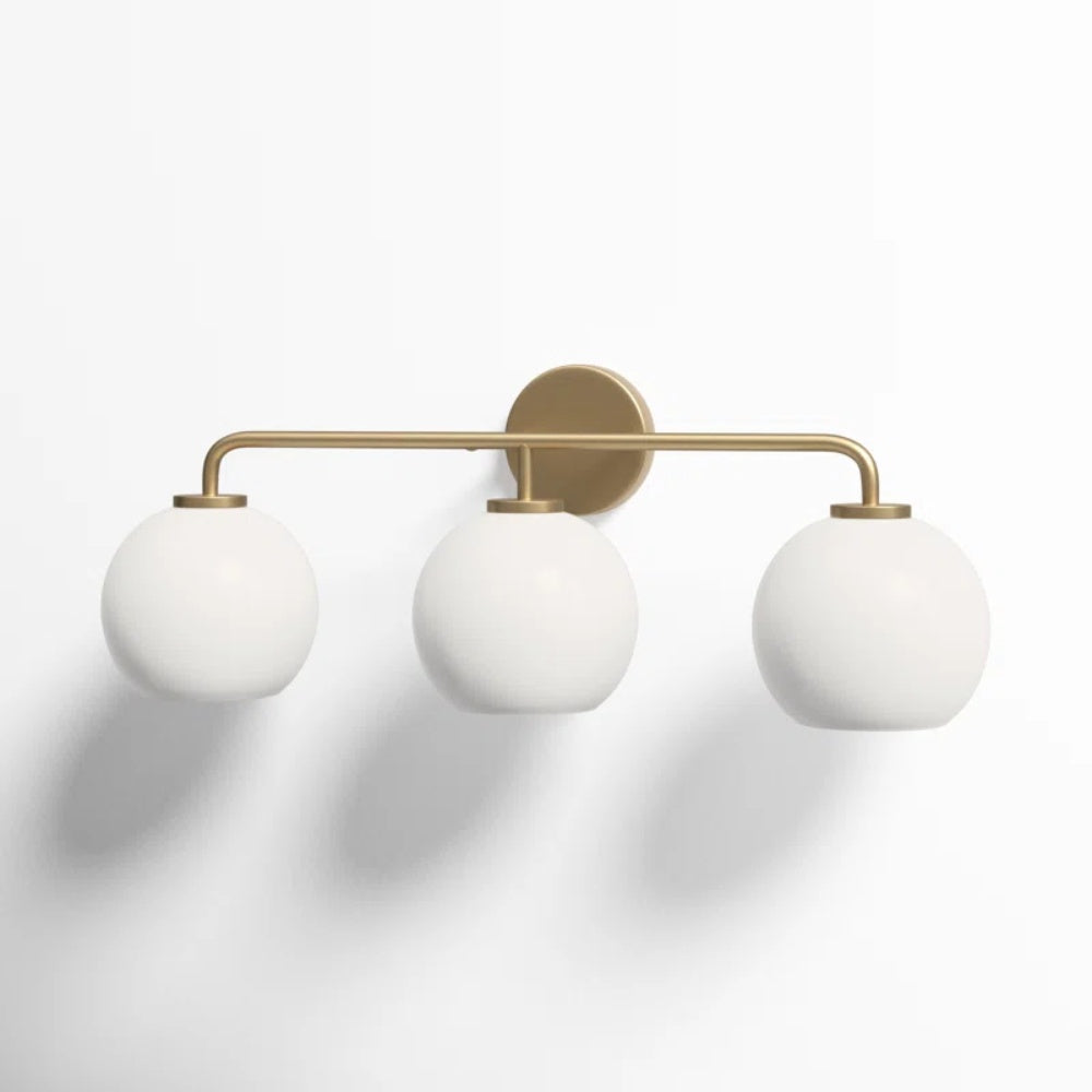 Bubble 3 Light Vanity Light - Glass Globe Shades Bathroom Wall Light