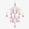 Crynora French Crystal Chandelier - Romantic Firefly Design in Luxe Style for Dining Room or Bedroom