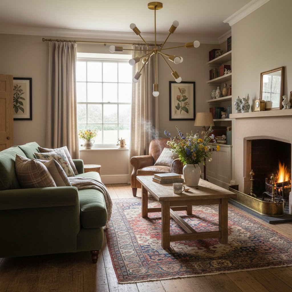 Mobilux Line Modern Chandelier - Mid Century Ceiling Light Fixture