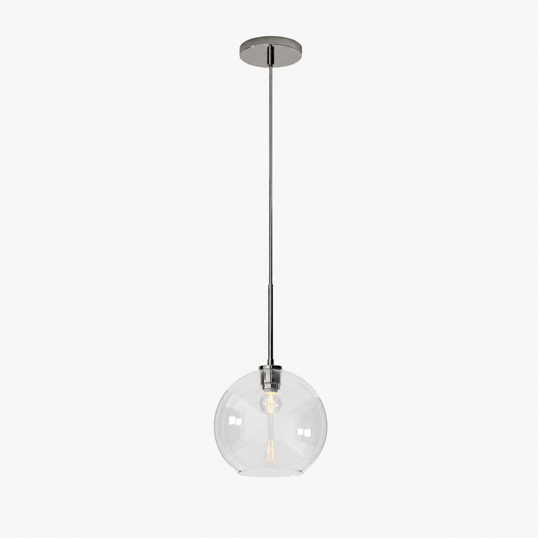Selvion Sculptural Globe Pendant Light - Modern Glass Pendant Lamp - Sleek Design