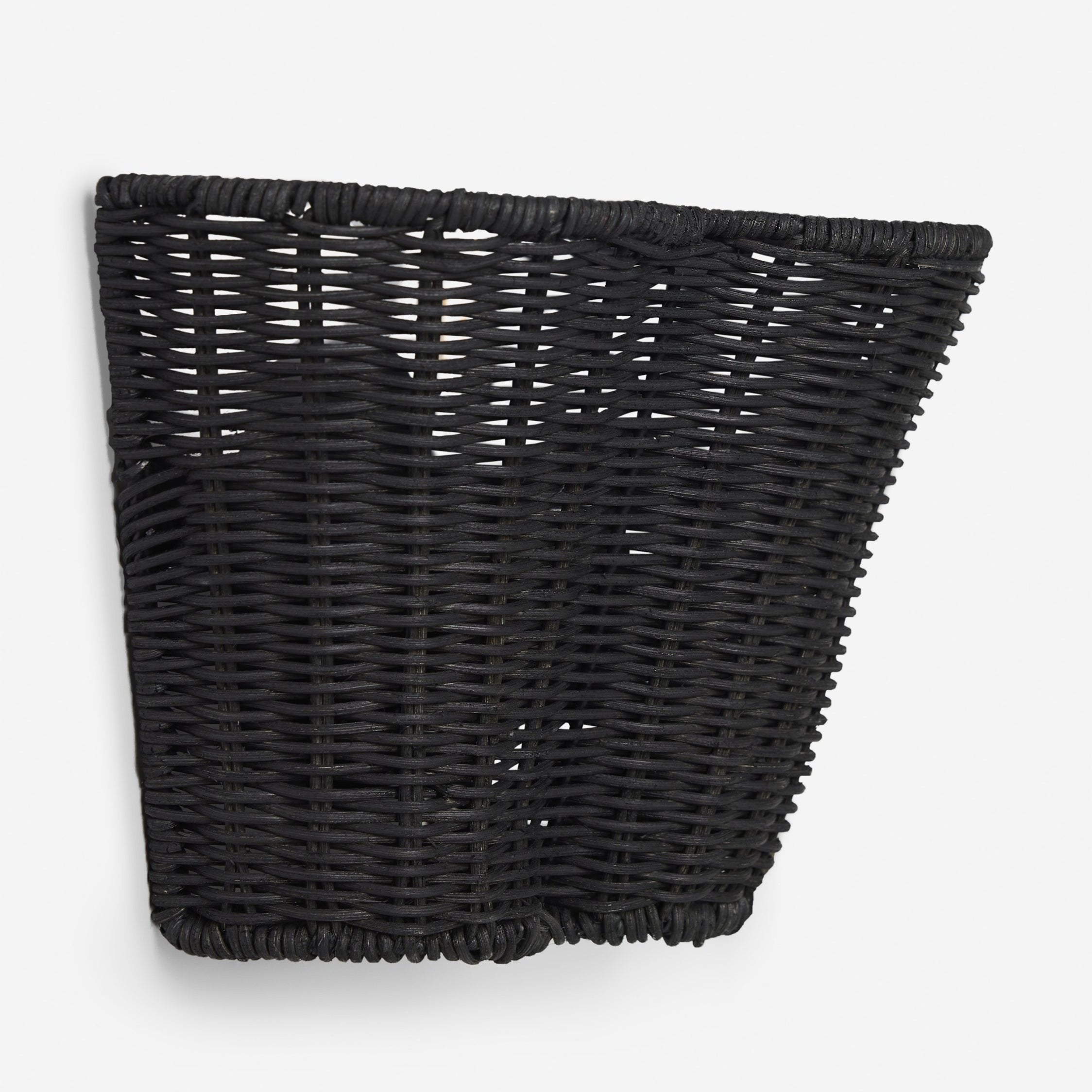 Wickara Woven Wall Sconce – Scalloped Basket Shade Wall Light for Bedroom