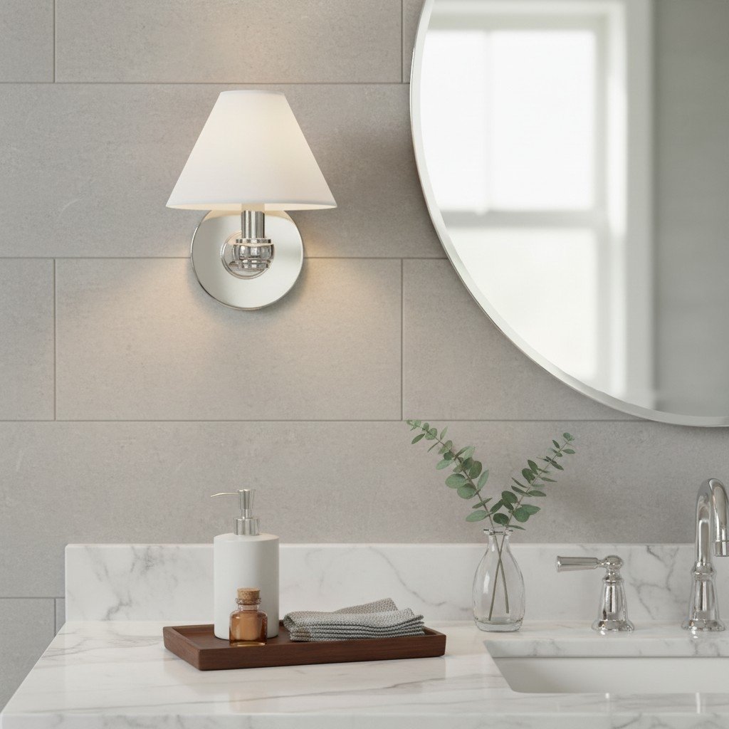 Roven Metal Wall Sconce – Sleek Metal Single or Triple Sconce for Vanity or Bathroom