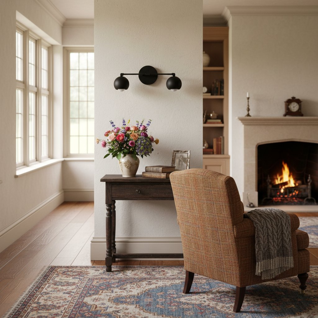 Metio Dome Decorative Vanity Light - Classic Orb Shade Bathroom Wall Lamp