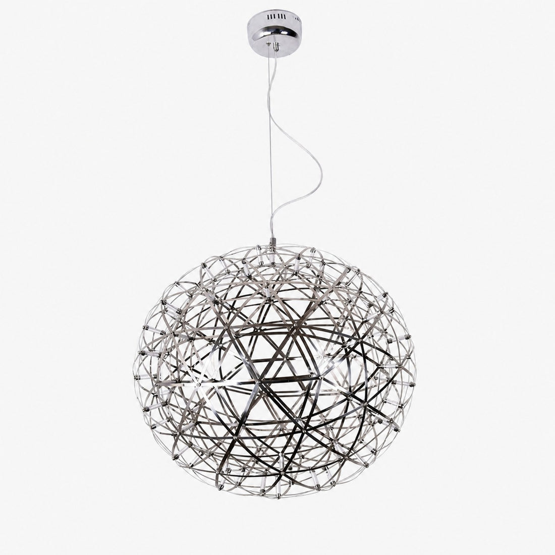 Silver Spark Ball Pendant Light