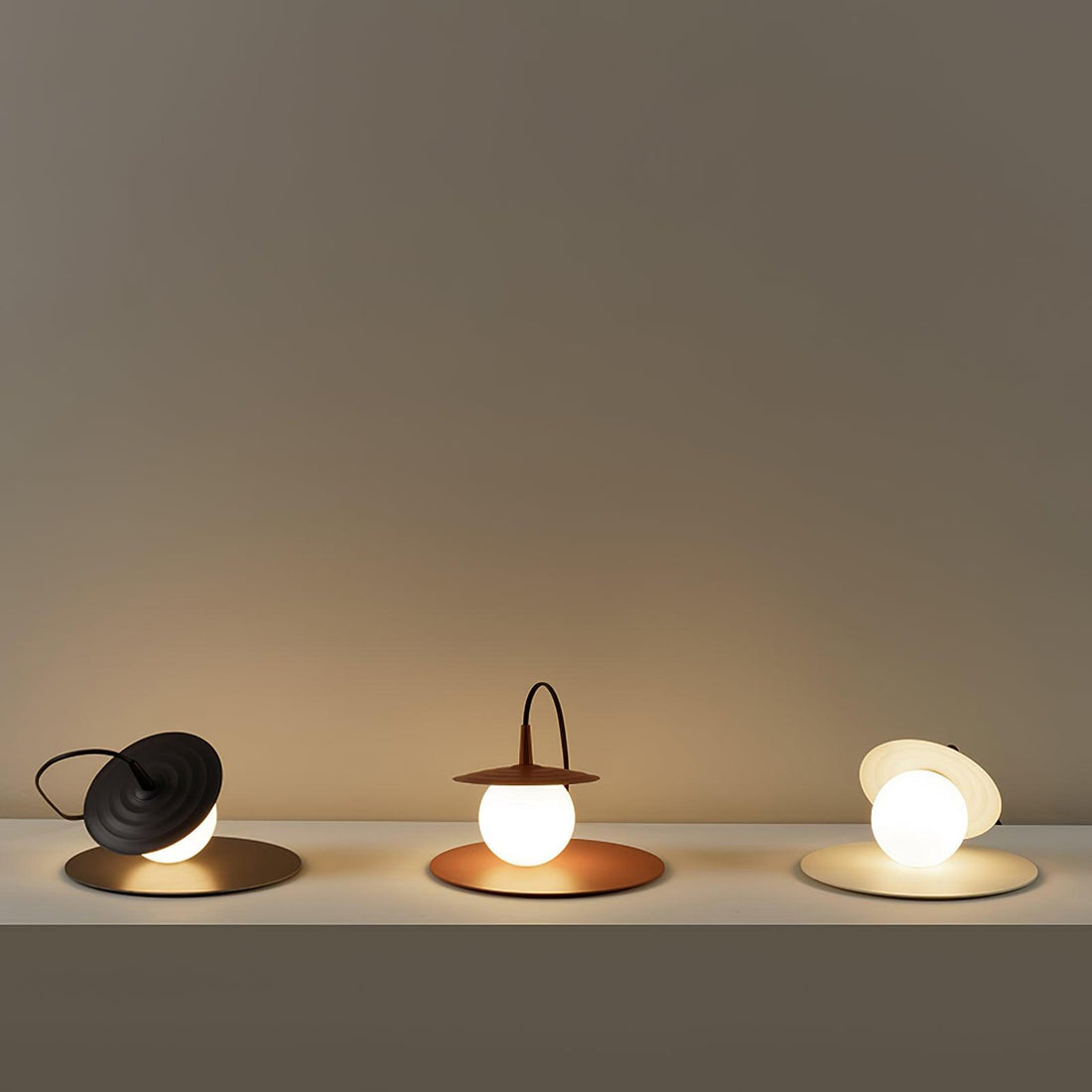Modern Classic Record Table Lamp