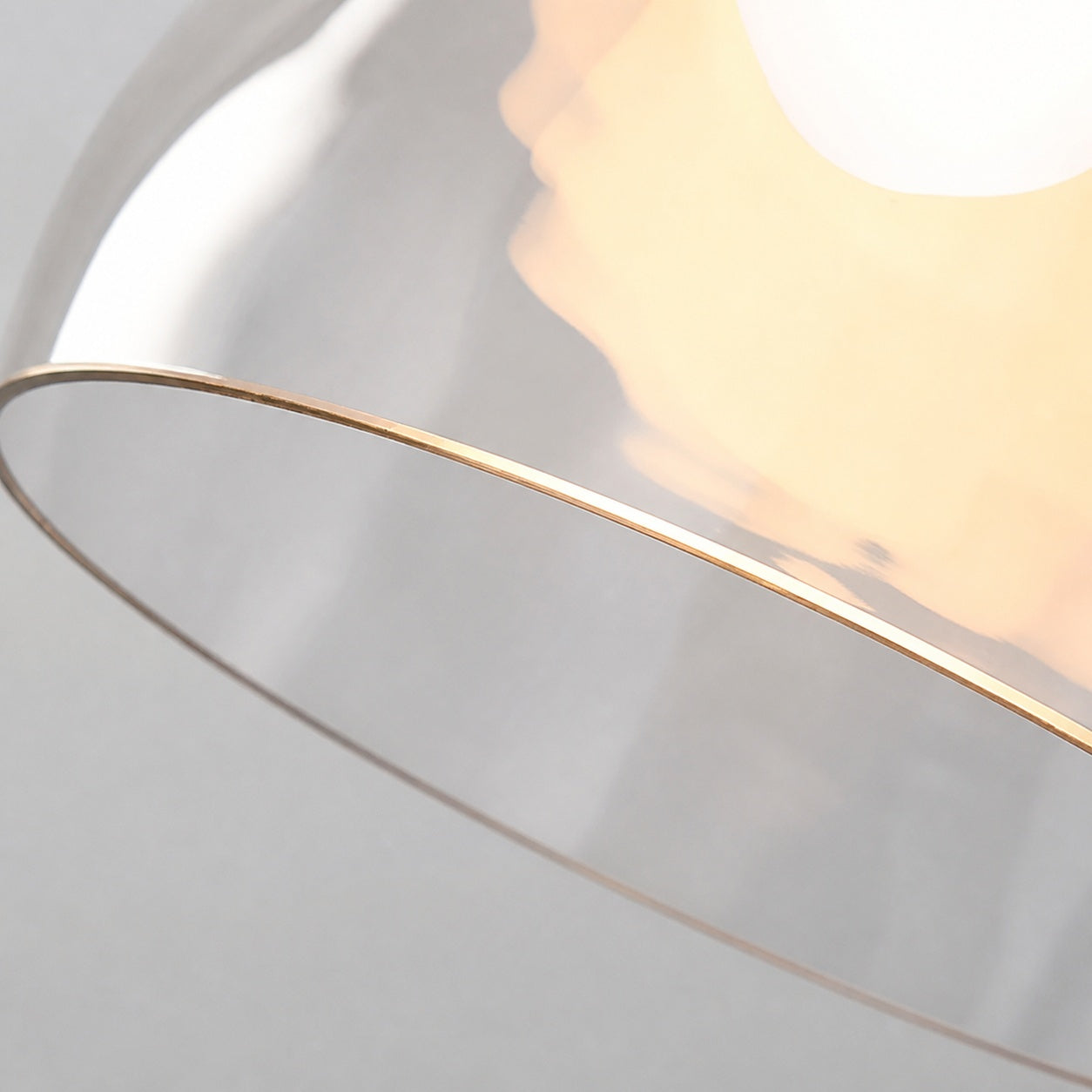 Quenora Ripple Pendant Light – Rippled Glass Shade Hanging Lamp for Dining or Kitchen U23