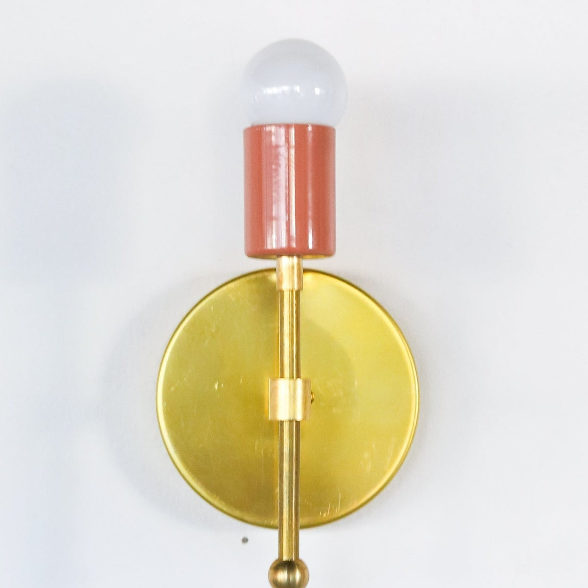 Boho Accent Brass Fixture Wall Sconce