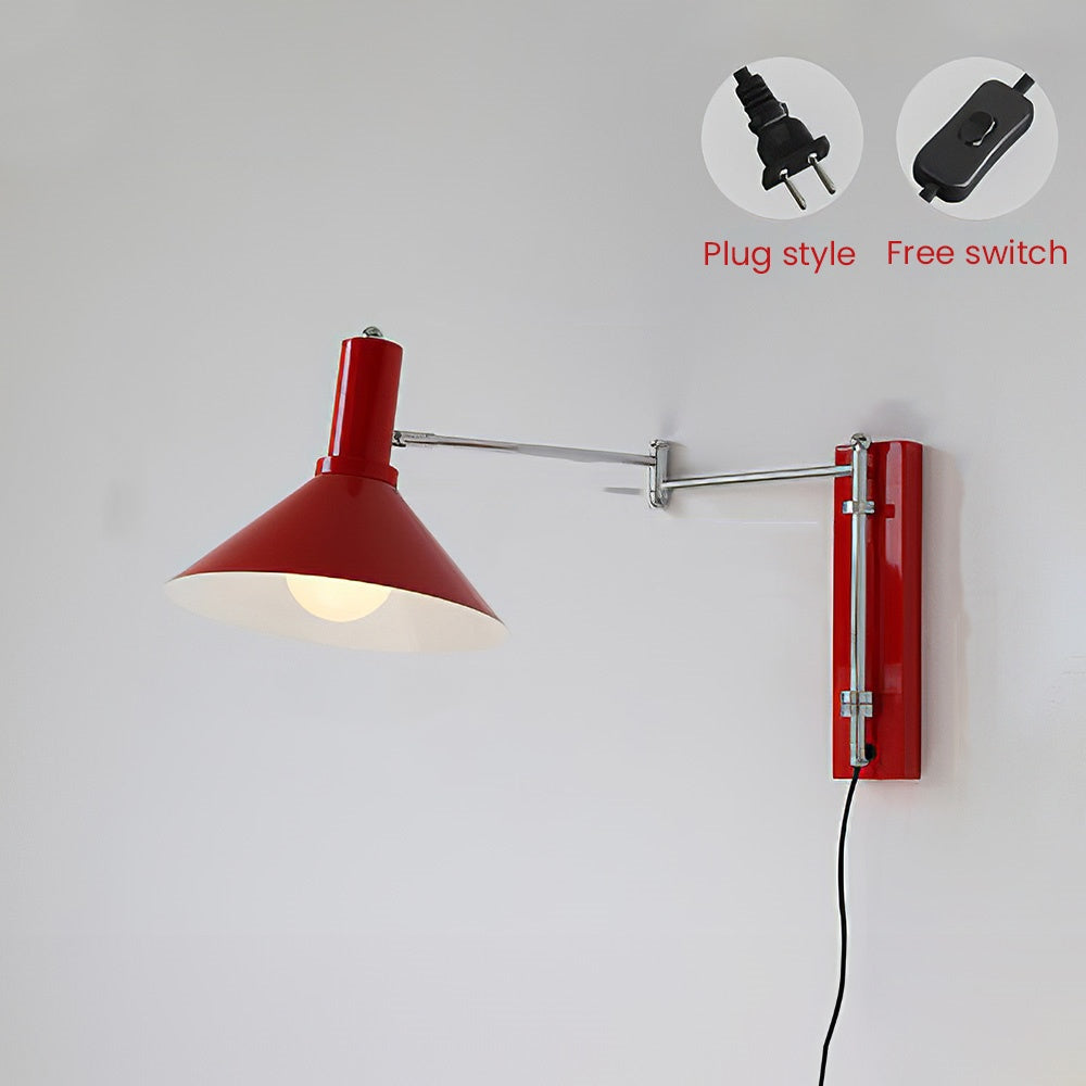 Bauhaus Simple Rotatable Stained Wall Light