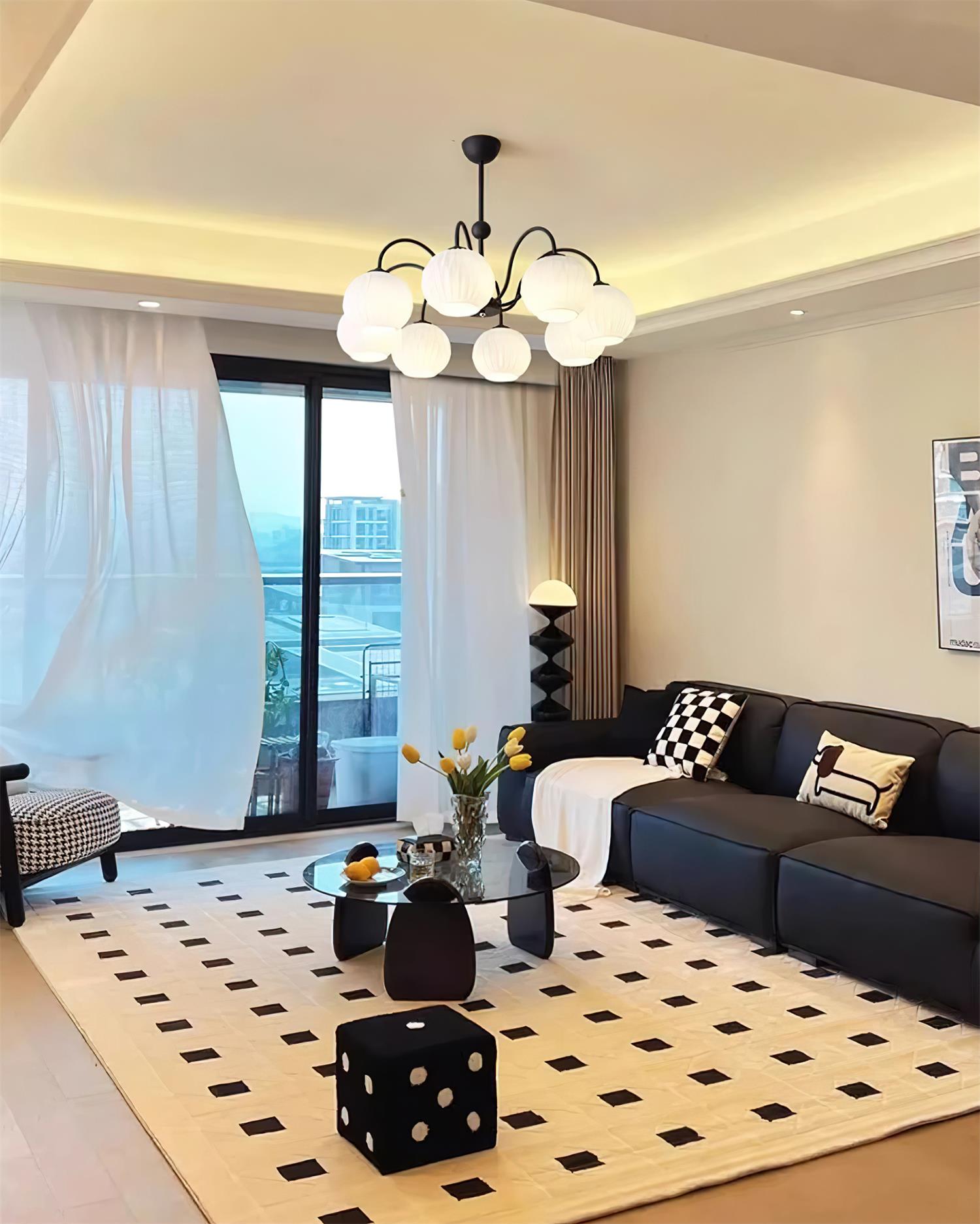 Spherical Bud Chandelier