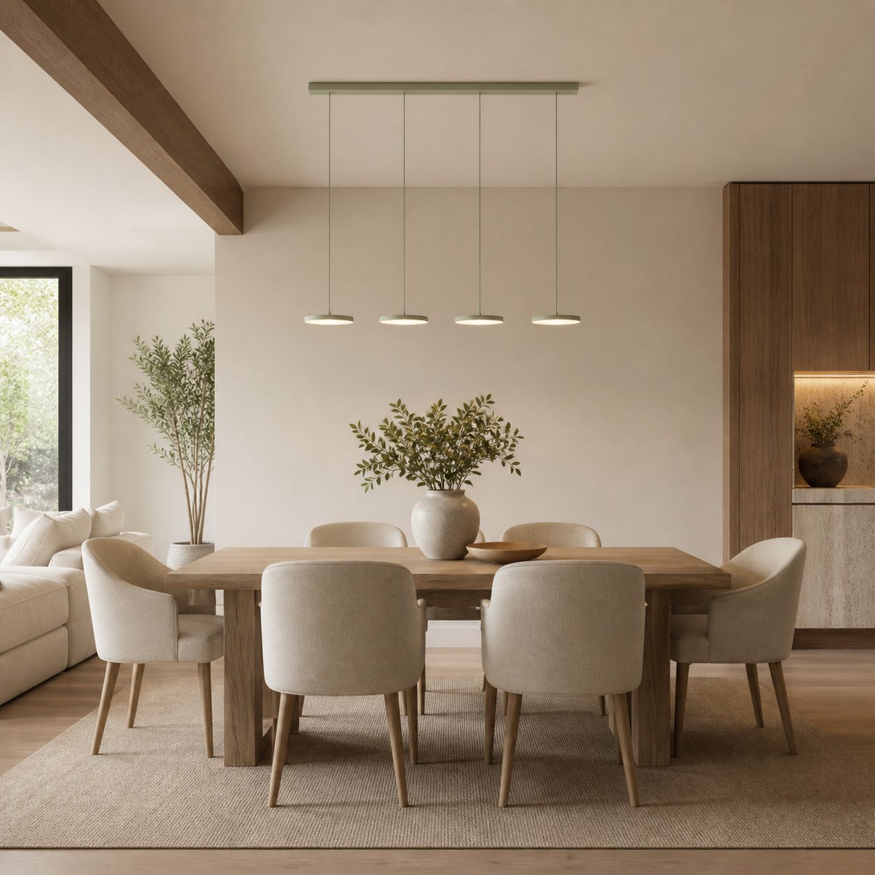 Feranox Pendant Light Disc Design Pendant – Modern Style for Dining Room