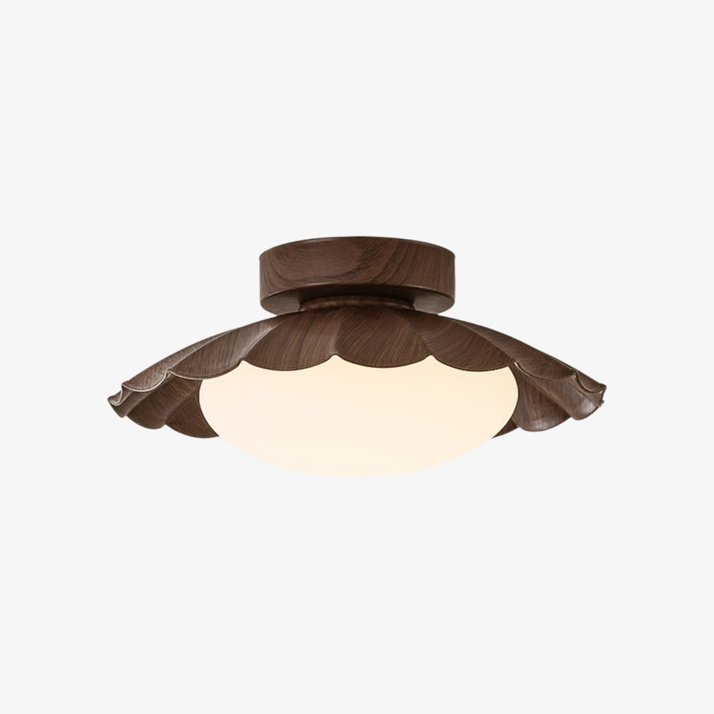 Pluvoria Modern Minimalist Scalloped Clouds Ceiling Light - Sleek Ceiling Lamp with Clean Lines