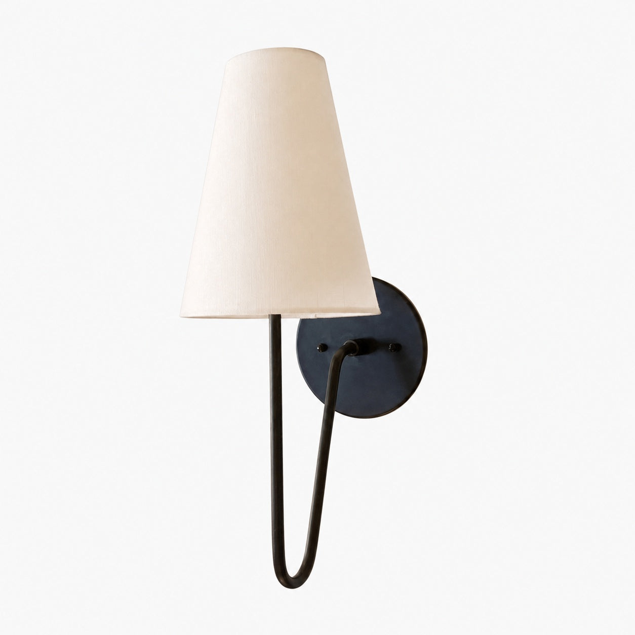 Organic Glass Scoop Wall Light – Minimalist Modern Decorative Ambient Sconce for Living Room