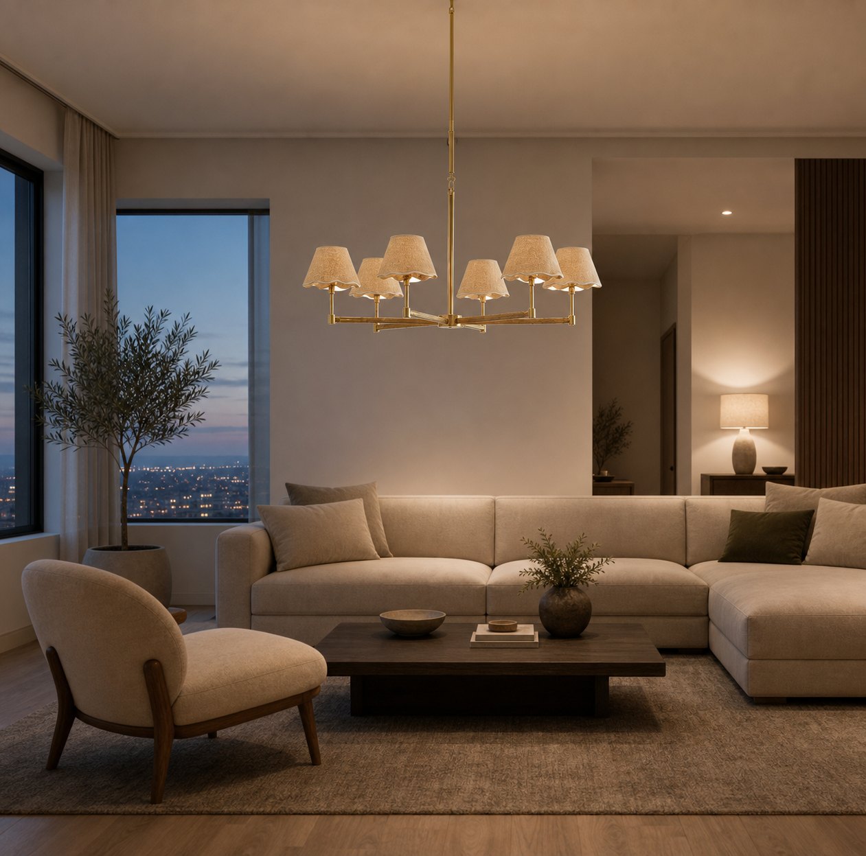 Larkspur Chandelier