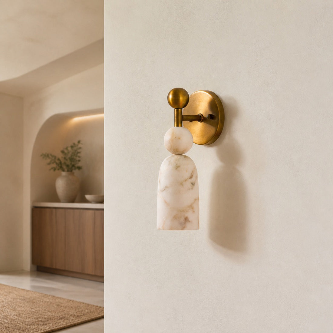 Minimalist Wall Lamp Modern Linear Sconce Light for Bedroom Hallway