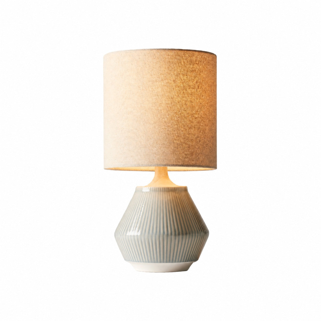 Ceruna Ripple Ceramic Table Lamp – Modern Design Minimalist Style Lighting Perfect for Living Room Bedroom Office