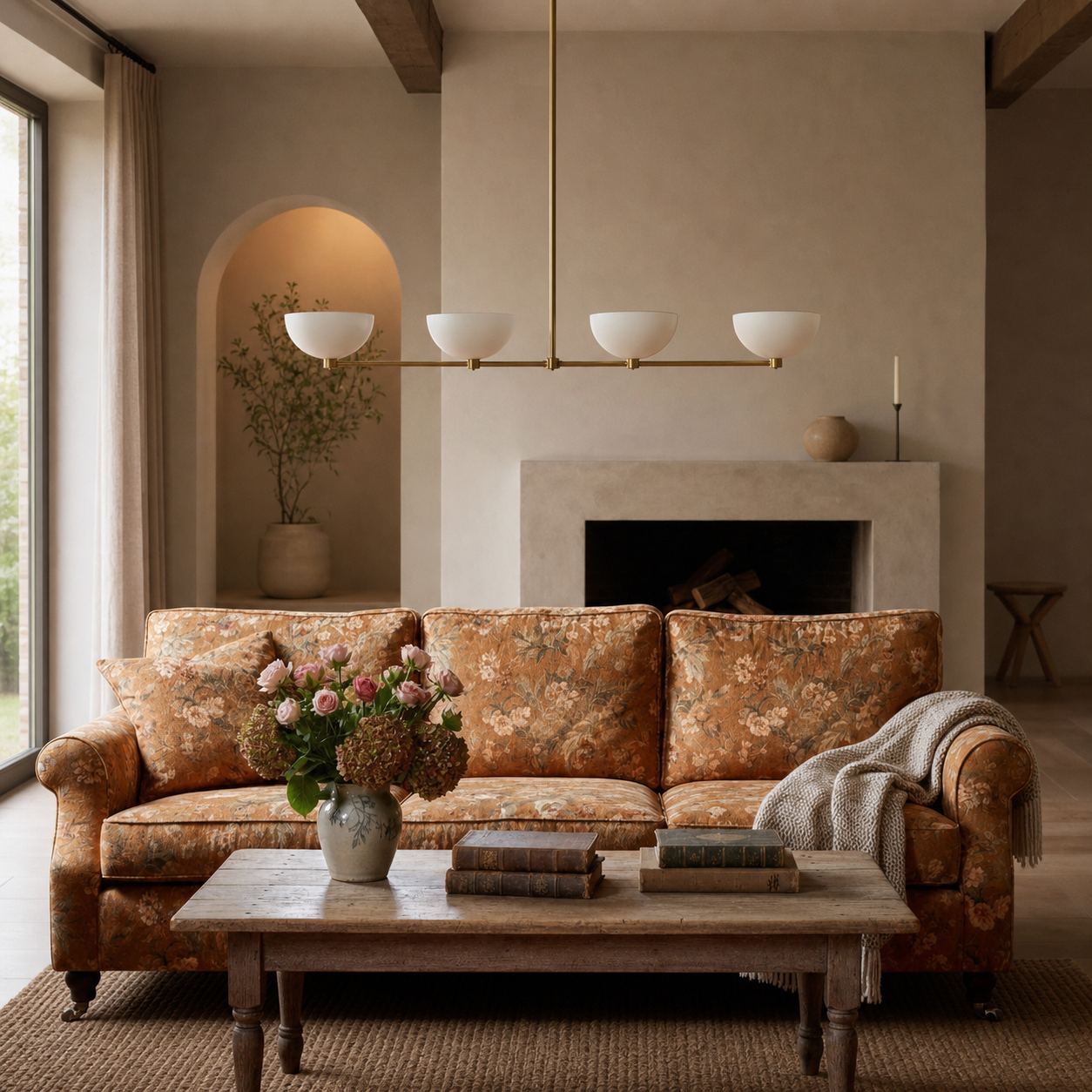 Metio Dome Elegant Chandelier Light - Decorative Ceiling Fixture for Home