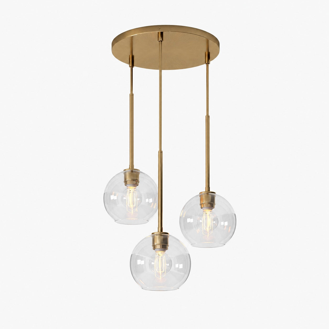 Selvion Minimalist Crystal Chandelier - Handcrafted Glass Sculptural Lighting Fixture