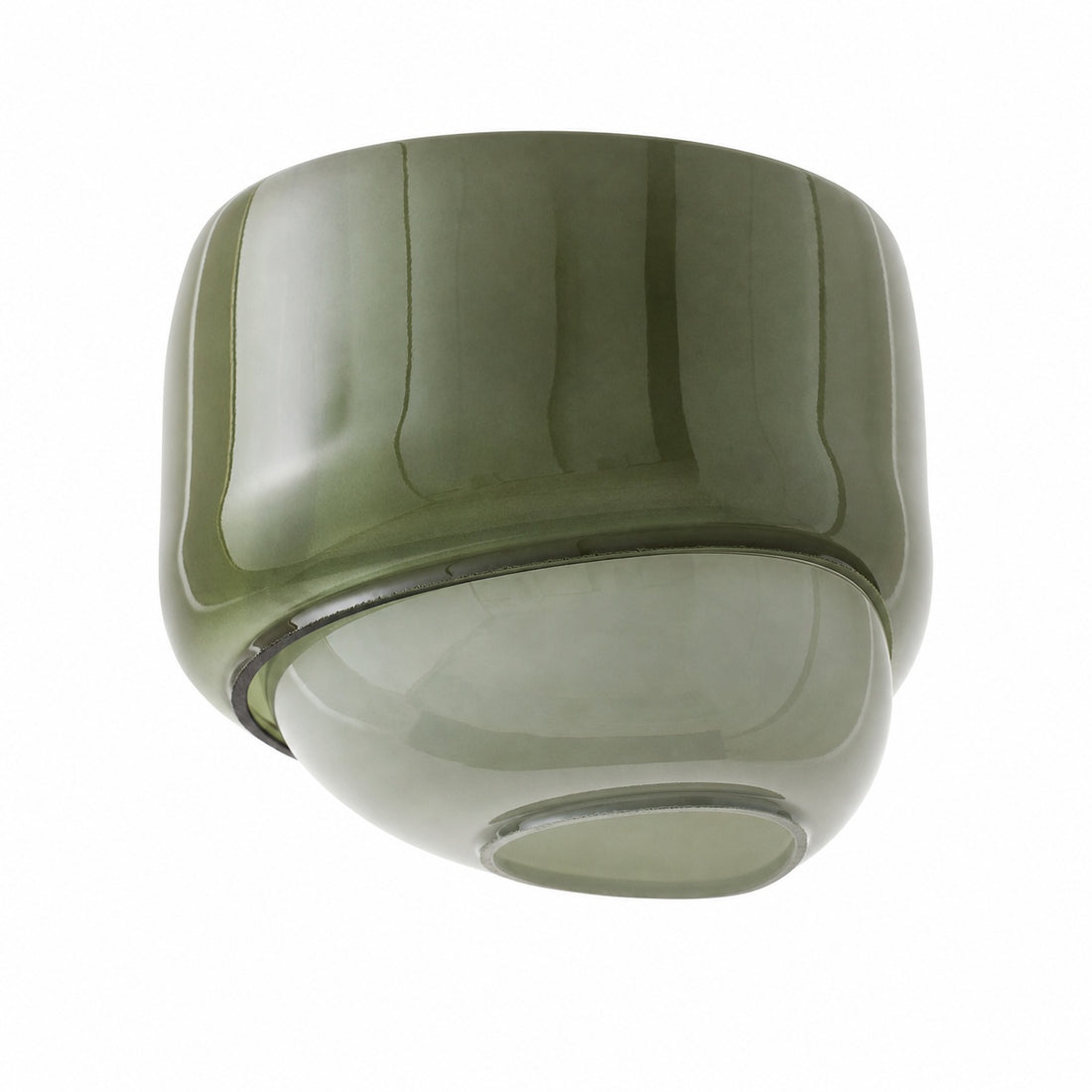 Clinco Modern Mushroom Pendant Light - Colored Glass Hanging Light
