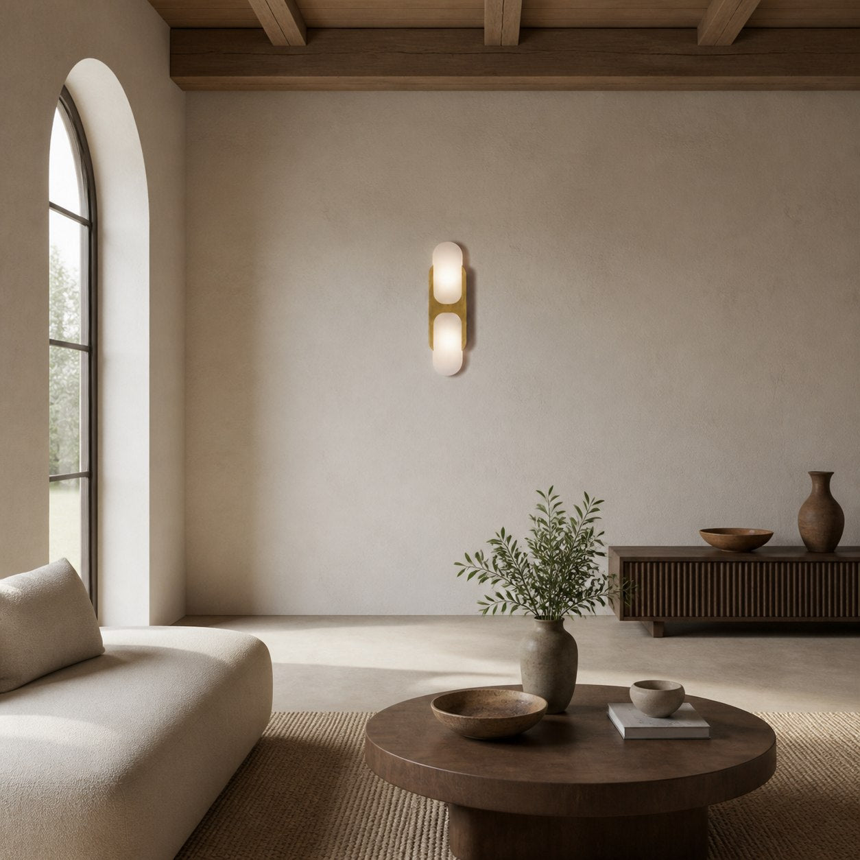 Alinara Wall Light - Alabaster Modern Classic Sconce for Luxury
