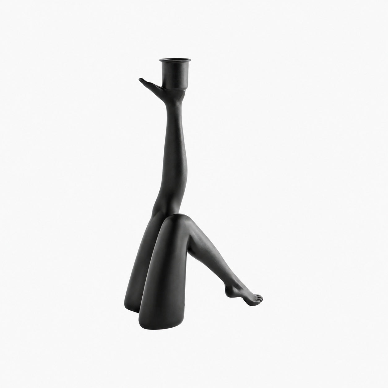 Kickra Modern Designer Candle Holder with Gold Leg-Inspired Base U22